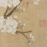 T2152 Pear Blossom and Parrot - Giclee Fine Art Print - ARTasia.co